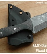 SMD Damascus Fixed Blade