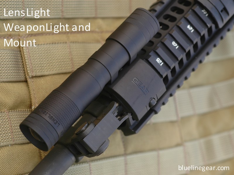 WindFire 2000Lumens LED Weapon Light Tactical Flashlights with Offset Rail Mount